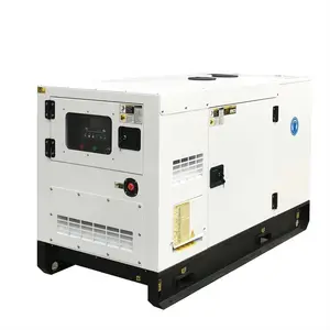 20kw 30 40 50 kva silencieux avec auvent ATS Ac synchrone monophasé générateur diesel de secours électrique 4 cylindres groupe électrogène diesel