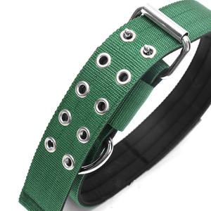 Yüksek kalite ağır Metal toka dayanıklı taktik köpek tasması köpek tasması büyük köpekler için naylon pet yaka - Product Image 4