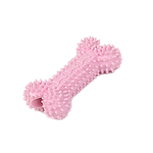 Jouets en caoutchouc naturel interactifs et écologiques en forme d'os pour chiots de taille moyenne - Product Image 1