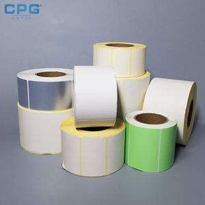 Premium Clean Die Cut 50x40mm Thermal Barcode Labels Easy Peeling Parts Tracking Direct Thermal Label <b>Rolls</b> - Product Image 1