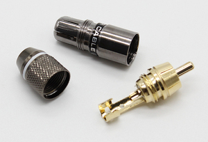 Conector RCA de sonido Musical, adaptador de conector RCA chapado en oro HiFi de 24K para Cable de altavoz de Audio y Vídeo de 8mm - Product Image 3