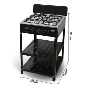 <span class=keywords><strong>Estufa</strong></span> de gas portátil de cuatro quemadores <span class=keywords><strong>Panel</strong></span> doméstico de acero inoxidable con Protección contra llamas Fuego rotatorio Clase a Eficiencia energética - Product Image 3