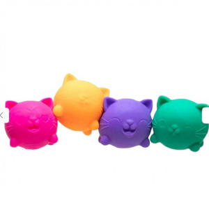 Ensemble de jouets à presser pour les doigts en caoutchouc, miniatures de chats mignons et doux, pour soulager l'anxiété, en boîte, pour l'exportation transfrontalière - Product Image 5