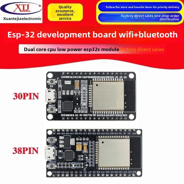 ESP-32 Development Board WIFI for 2 in 1 Dual Core CPU Low Power USB Interface ESP-32S