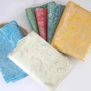 高品质150厘米宽度100% 涤纶中国金属锦缎面料 - Product Image 1