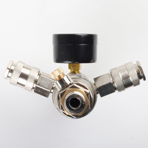 Régulateur d'air avec manomètre, connecteur européen, vanne de purge manuelle pour compresseur d'air - Product Image 3