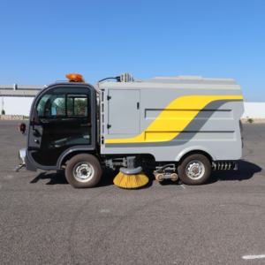 Balayeuse de voirie électrique à quatre roues, nouvelle, avec fonction de nettoyage par aspiration et <span class=keywords><strong>balai</strong></span> motorisé - Product Image 3