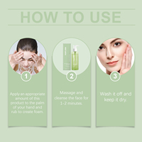 Nettoyant Visage Hydratant et Régulateur de Sébum aux Herbes, Acide Hyaluronique, Hydratant, Éclaircissant, Anti-Âge, Vente en Gros