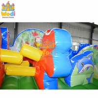 Castillo Inflable Blanco de PVC de Grado Comercial WODI de 0.55mm para Niños y Adultos, Diseño Libre