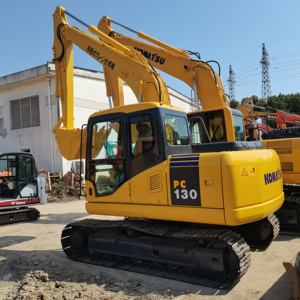Venta caliente de segunda mano Komatsu Excavadora hidráulica sobre orugas PC130 Original japonés de alta calidad Shanghai - Product Image 6