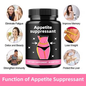 Cápsulas Supresoras del Apetito OEM ODM Marca Privada Pérdida de Peso Adelgazante Supresor del Apetito Píldoras Suplemento Fábrica Directa - Product Image 4