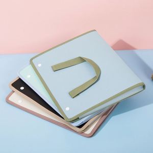 Ke'mu Pp Box Hand-Held Accordion <b>File</b> Folder Exam Papers <b>Storage</b> Bag A4 Size Opaque - Product Image 3