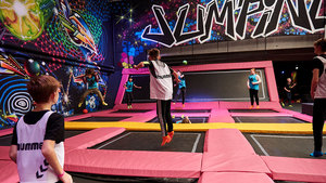 <span class=keywords><strong>Mini</strong></span> trampolín interior Cama de salto Equipo de patio interior Parque de trampolín para la venta - Product Image 3