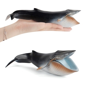 Juguete de simulación creativa para niños: Modelo de Tiburón Oceánico, Ballena, Megalodón, Ballena <span class=keywords><strong>Azul</strong></span>, Tiburón Goblin, Rompecabezas, Adorno Cognitivo - Product Image 4