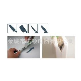 Aiguiseur de couteaux portable Nuoten, manuel, multi-grains, en plastique durable avec protège-main et sangle - Product Image 5