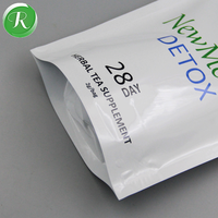 Thé Détox en Sachet à Marque Blanche 14 Jours 28 Jours, Thé Vert aux Fleurs de Jasmin, Tisane Détox Minceur