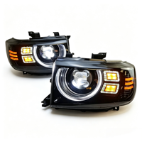 Kit de phares avant LED améliorés pour Land Cruiser Série 70 LC76 LC70 LC71 pick-up – Éclairage de haute qualité avec feux de jour (DRL) et clignotants séquentiels