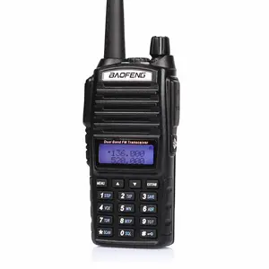 Baofeng UV-82 8W Dual Band UHF VHF el radyosu VOX çift PTT 128 kanallar 1800mAh amatör radyo