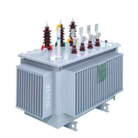 Transformateur immergé dans l'huile triphasé de haute qualité 11KVA 50KVA 100KVA Modèle S11 Enroulement 100% cuivre Refroidissement ONAN/ONAF