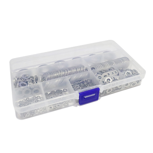 Kit de 700 rondelles et joints lisses assortis M2 M3 M4 M5 M6 M12, emballé en boîte, ensemble de quincaillerie de fixation - Product Image 1