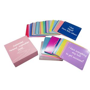 Encouragement personnalisé <span class=keywords><strong>Phrases</strong></span> <span class=keywords><strong>positives</strong></span> Inspiration Message Affirmations Cartes flash Impression avec papier offset <span class=keywords><strong>et</strong></span> carton - Product Image 6