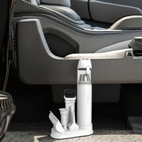 Aspirateur souffleur sans fil rechargeable léger 18 kPa avec filtre HEPA, mini portable pour voiture, alimenté par batterie USB