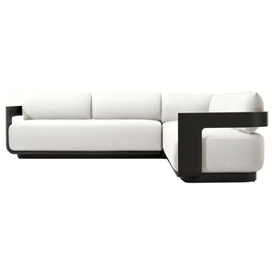 <span class=keywords><strong>Set</strong></span> Divano <span class=keywords><strong>da</strong></span> Giardino Moderno in Alluminio, Arredamento <span class=keywords><strong>da</strong></span> <span class=keywords><strong>Esterno</strong></span> per Terrazza e Patio, Divano Sezionale di Lusso per Cortile - Product Image 3
