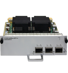 เราเตอร์สำหรับองค์กร CX600 X3 X8 X16 03031AJW CX6D0E3MFA10 การ์ดแบบยืดหยุ่น 3 พอร์ต 40GBase-QSFP+ (S200-A) CX6D0E3MFA10 เราเตอร์สำหรับองค์กร - Product Image 1