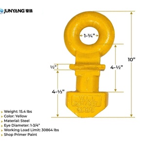 Top-Lift Steel Lug and Side/Bottom Lifting Eyes for ISO Shipping Containers Spare Parts Container Lifting Gear - Product Image 6