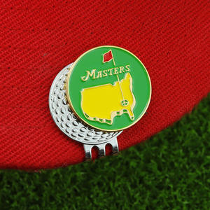 Marqueur <span class=keywords><strong>de</strong></span> balle <span class=keywords><strong>de</strong></span> <span class=keywords><strong>golf</strong></span> à faible MOQ avec motif coloré et design amusant, en métal, imprimé avec le motif Masters - Product Image 5