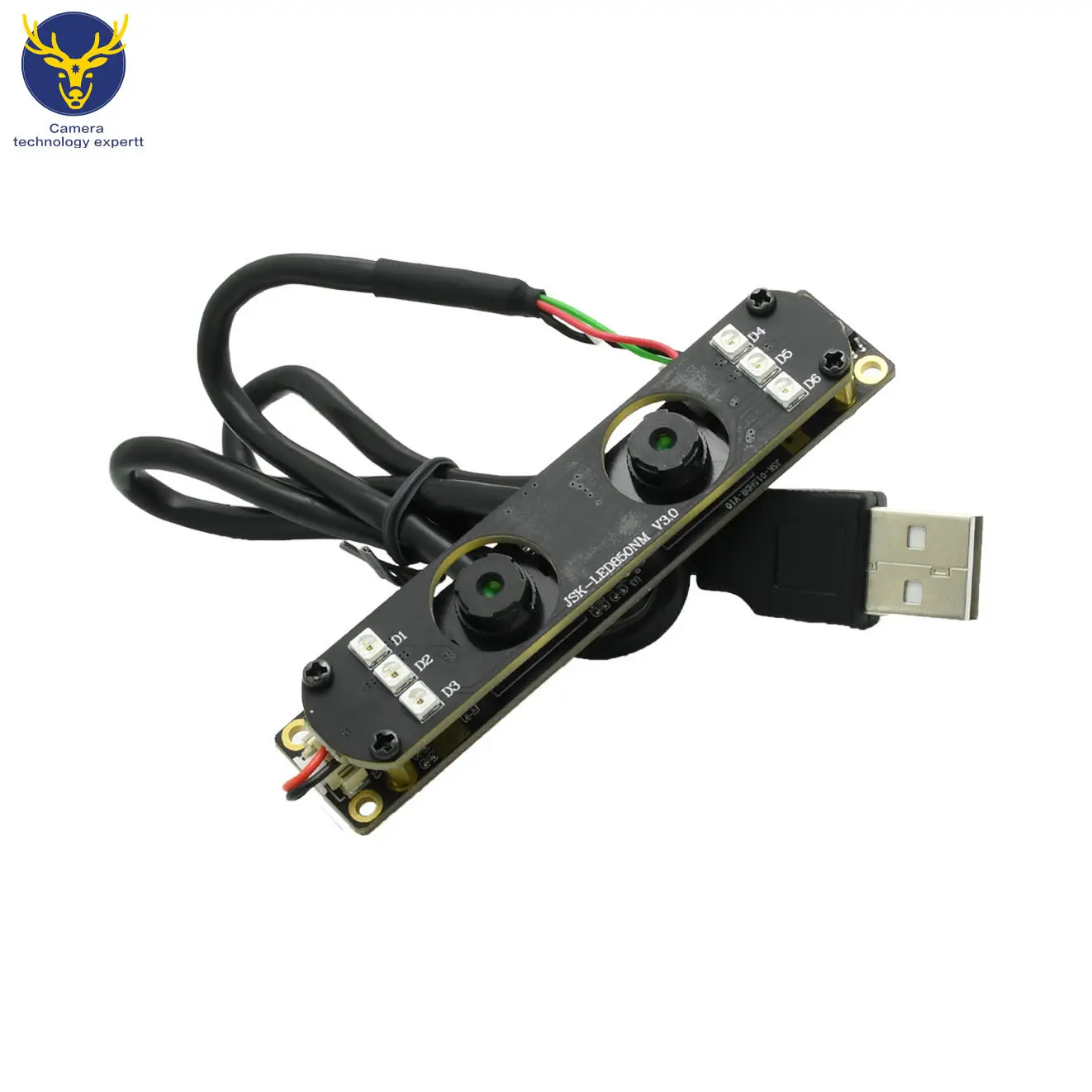Penjualan Laris Pabrik CMOS Sensor 2MP OV2640 Modul Kamera Mini 60fps MT9V024 Inframerah USB Mikroskop Modul Kamera CCTV