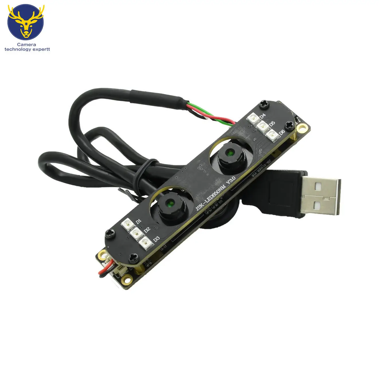 โรงงานขายร้อนเซ็นเซอร์ CMOS 2MP OV2640กล้องโมดูลมินิ60fps MT9V024อินฟราเรด USB กล้องจุลทรรศน์โมดูลกล้องวงจรปิด