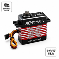 XQ-POWER XQ-BLS8125D Servomoteur numérique brushless étanche à couple élevé 25KG 0.07s rapide avec boîtier CNC pour drone RC UAV 8.4V