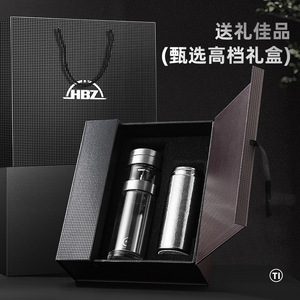 Pure Titanium <b>Tea</b> Water Separation Insulated Cup With Strainer Business Gift Set - Product Image 3