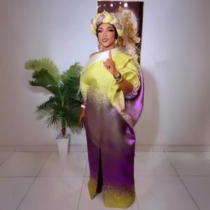 Luxury <strong>african</strong> boubou dress <strong>Wear</strong> a headscarf women <strong>african</strong> clothing Exquisite fabric nigerian women dress - Product Image 3