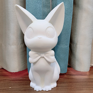 Nouvel arrivage de jouet blanc en vinyle embryon chat porte-bonheur peinture fluide bricolage <span class=keywords><strong>Gigi</strong></span> chat graffiti tirelire jouet - Product Image 1