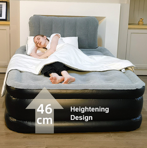 <strong>Air</strong> Mattress with Backrest Built in Pump - Luxury Double <strong>High</strong> Inflatable <strong>Bed</strong> for Home <strong>air</strong> <strong>Bed</strong> - Product Image 2