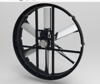 Ventilateur axial mural Terrui 48'' AC avec roulement à billes, pales en aluminium, personnalisable, noir, pour usage avicole et serres