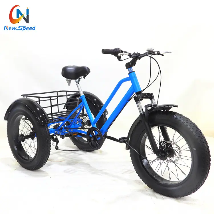 Yüksek kaliteli yağ lastik trike Pedal bisiklet özelleştirilmiş kaliteli yetişkin dağ üç tekerlekli bisiklet