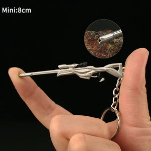 Mini pistolet modèle Valorant porte-clés métal Tilde opérateur souverain fantôme <span class=keywords><strong>Reaver</strong></span> Karambit Valorant porte-clés - Product Image 4