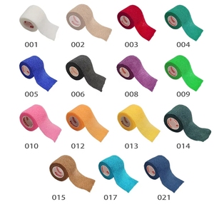 <span class=keywords><strong>Bandage</strong></span> cohésif non tissé 5cm Logo personnalisé <span class=keywords><strong>Bandage</strong></span> élastique médical sans latex 21 couleurs <span class=keywords><strong>Bandage</strong></span> auto-adhésif Support d'échantillon - Product Image 3
