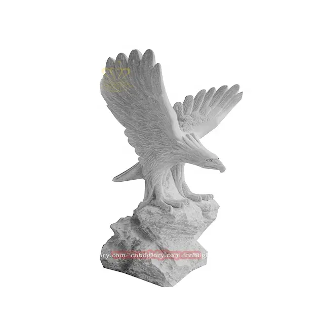 Natürliche Stein Polieren Billige Onyx Hand Geschnitzte Dekorative Eagles Statue
