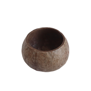 2022 Hot Sale Reusable Customized Logo Handmade Coconut Small Shell Candle Bowl Candle Wax Box