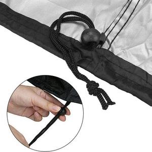 ผ้าคลุมกรงกระต่ายไม้ 4 ฟุต แบบสองชั้น ผ้าอ๊อกซ์ฟอร์ดกันน้ำ ป้องกันกรงสัตว์เลี้ยง สีดำ เทา เขียว ชุดคอมโบ - Product Image 3