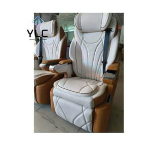 Asientos de Lujo para Automóvil con Mesa Plegable Pequeña, Asientos de Capitán Eléctricos para Camioneta, MPV, Todoterreno, RV, Autocaravana, <span class=keywords><strong>Toyota</strong></span> <span class=keywords><strong>Hiace</strong></span> - Product Image 5