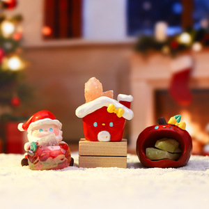 Boîte à surprise miniature en cristal de Noël, <span class=keywords><strong>elfe</strong></span>, boîte aveugle, décoration de bureau créative de Noël - Product Image 3