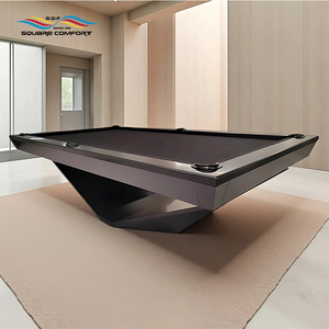 S.Q.F 8 Ball <b>Pool</b> <b>Table</b> American Style Slate Cushion Solid Wood Legs Indoor Pro Home Edition Custom Logo OEM Billiard X-KY Moder - Product Image 3