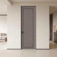 Porte intérieure en bois de haute qualité avec revêtement écologique pour villa et appartement