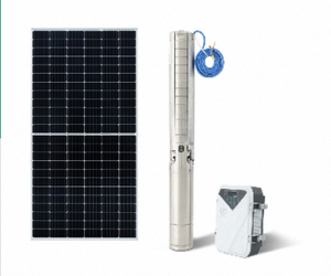 Bomba Sumergible Solar de 3 Pulgadas con Motor DC sin Escobillas, Impulsor de Plástico de Alto Flujo para Suministro de Agua para Ganado y Agricultura - Product Image 2