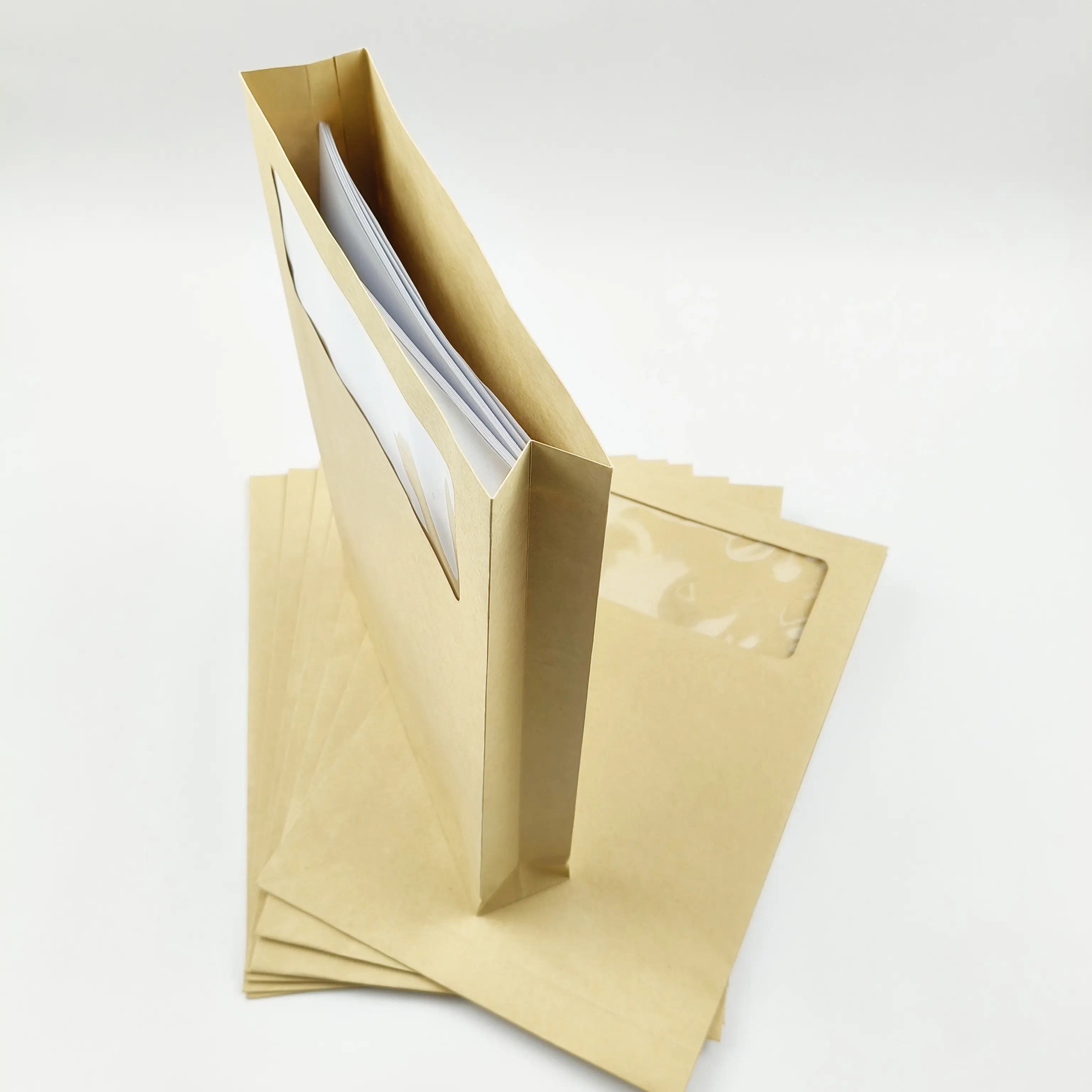 क्राफ्ट पेपर संग्रह बैग स्पॉट ए3 दस्तावेज़ बैग ए4 मुद्रित लोगो वस्त्र विज्ञापन बोली सूचना बैग कार्यालय